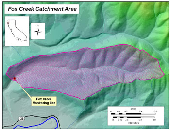 Fox Creek Catchment Area Map