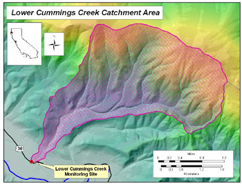 Lower Cummings Creek Map